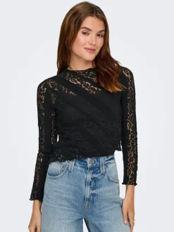 ONLIRENE Gesmoktes Top