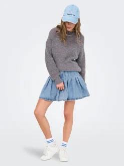 ONLJEAN Denim Jeansrock Kurzer Rock