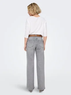 ONLJUICY Hohe Taille Weiter Beinschnitt Jeans