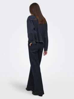 ONLJUICY Hohe Taille Weiter Beinschnitt Jeans