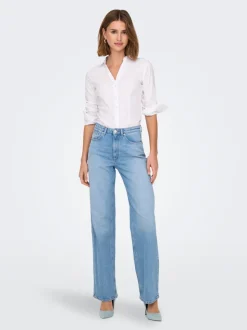 ONLJUICY Hohe Taille Weiter Beinschnitt Jeans