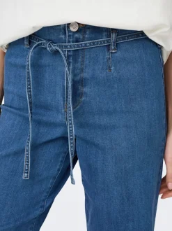 ONLJUICY-WAUW Hohe Taille Weiter Beinschnitt Jeans