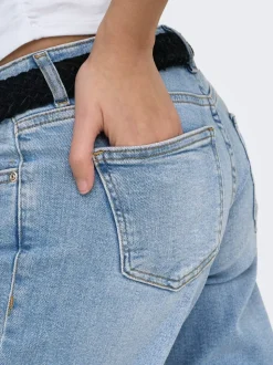 ONLJULLES Sehr niedrige Taille Weiter Beinschnitt Jeans