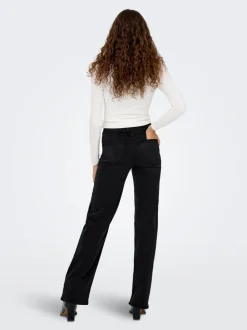 ONLLUNA Hohe Taille Weiter Beinschnitt Jeans