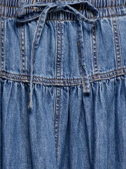 ONLLYRA Jeansrock Langer Rock