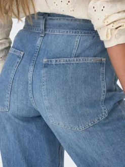 ONLMADDIE Hohe Taille Weiter Beinschnitt Jeans