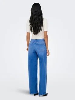 ONLMADISON Hohe Taille Weiter Beinschnitt Jeans