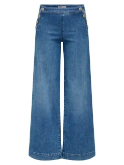 ONLMADISON Hohe Taille Weiter Beinschnitt Jeans