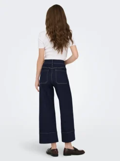ONLMADISON Hohe Taille Weiter Beinschnitt Verkürzt Jeans