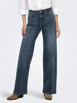 ONLMADISON Hohe Taille Weiter Beinschnitt Jeans