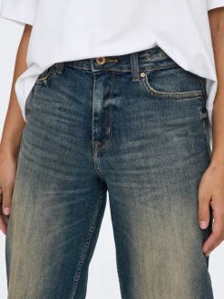 ONLMADISON Hohe Taille Weiter Beinschnitt Jeans