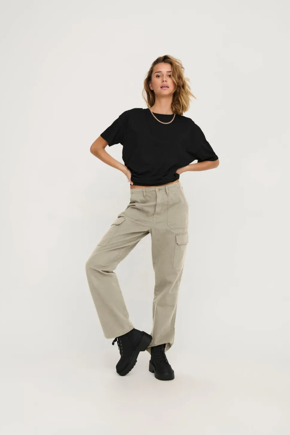 ONLMALFY Locker geschnitten Cargo-Hose