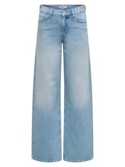 ONLMAYA Mittlere Taille Weiter Beinschnitt Jeans