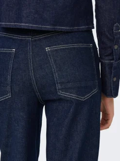 ONLMERCER Hohe Taille Weiter Beinschnitt Jeans