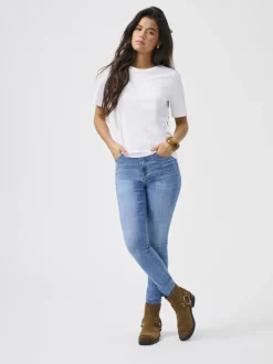 ONLMILA Hohe Taille Skinny Fit Knöchellang Jeans