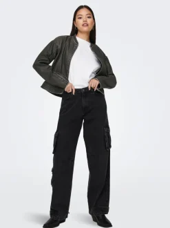 ONLMINDY Kunstlederjacke