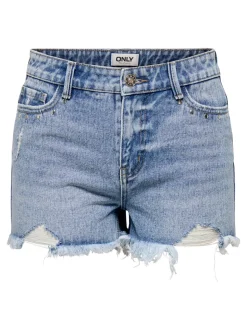 ONLPACY Hohe Taille Normal geschnitten Jeans-Shorts