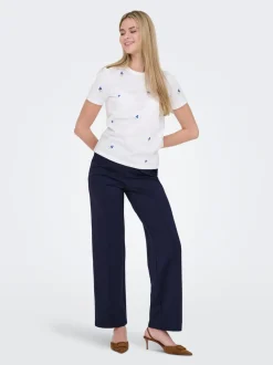 ONLPOPTRASH-SUKI Locker geschnitten Hose mit weitem Beinschnitt