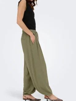 ONLSIESTA Weiter Beinschnitt Leinen Hose mit weitem Beinschnitt