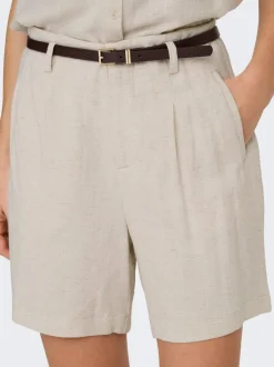 ONLSIESTA Normal geschnitten Leinen Shorts