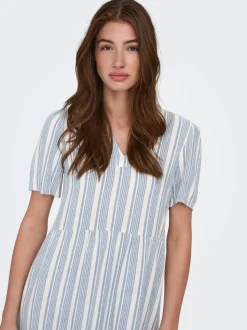 ONLTIRI-GOA Leinen Kurzes Kleid