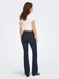 ONLWAUW Hohe Taille Flared Jeans