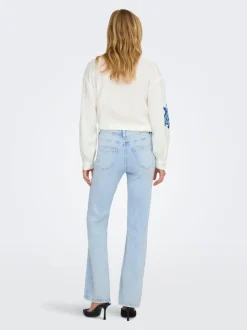 ONLWAUW Hohe Taille Flared Jeans