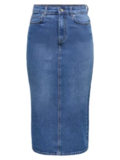 ONLWONDER Denim Jeansrock Midirock