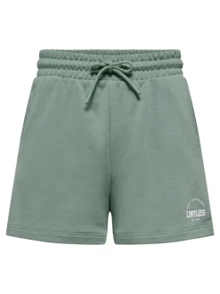 ONPCAVA Hohe Taille Locker geschnitten Sweat-Shorts
