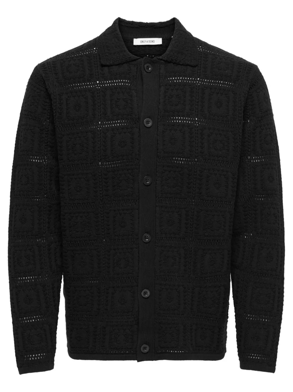 ONSBART Gestricktes Poloshirt