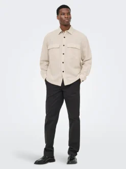 ONSCAIDEN Leinen Overshirt
