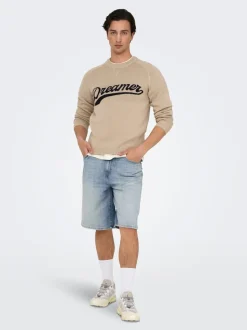 ONSCARL Mid Rise Ballon Schnitt Shorts
