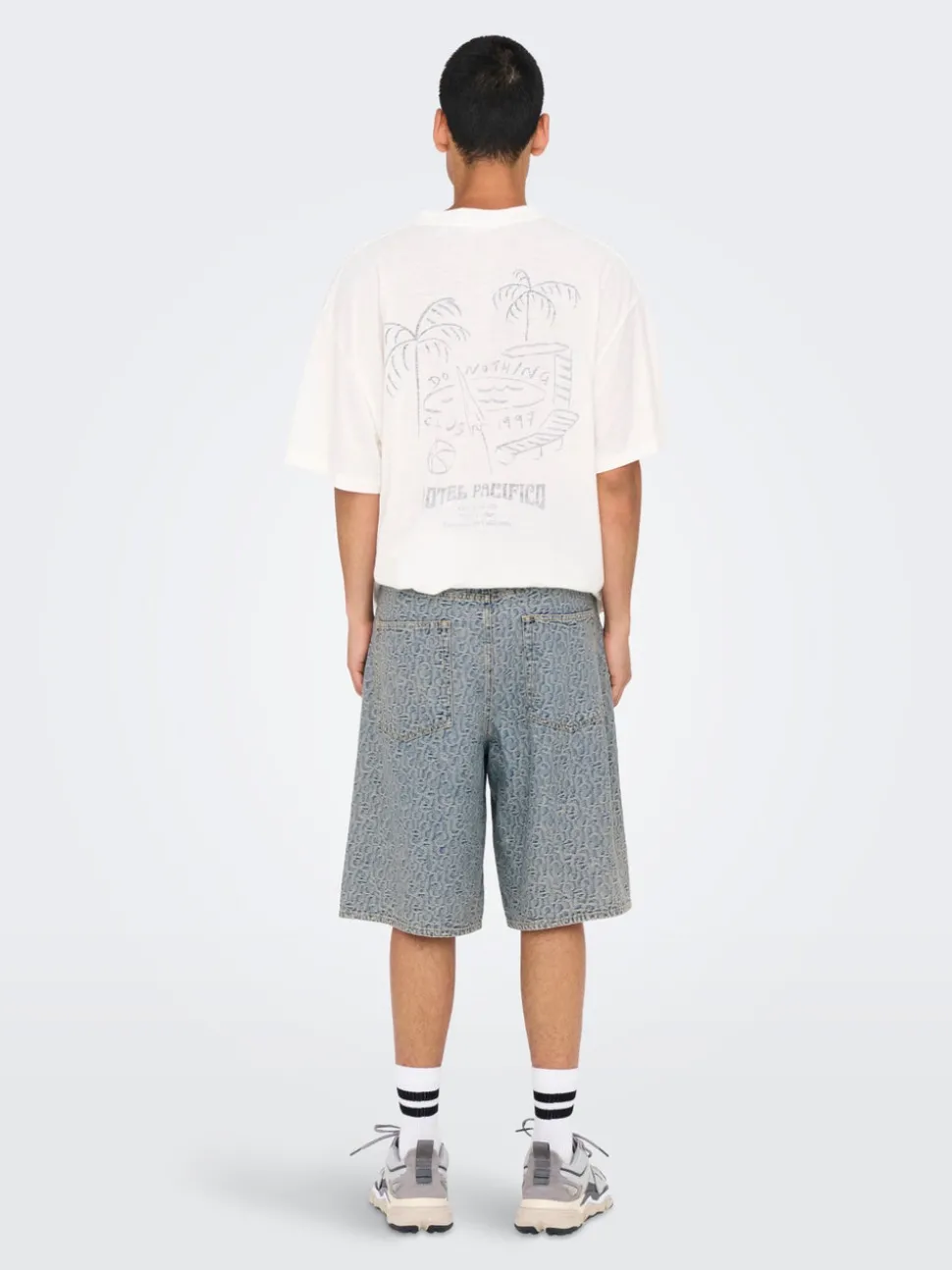 ONSCARL Mittlere Taille Ballon Schnitt 5-Pocket-Shorts