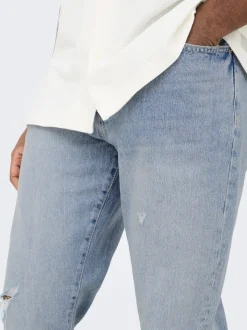 ONSEDGE Mid Rise Gerade geschnitten Jeans
