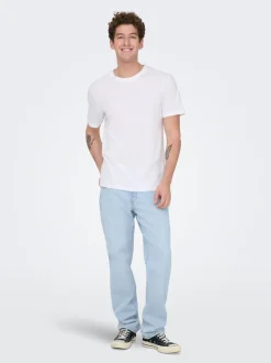 ONSEDGE Mid Rise Gerade geschnitten Jeans