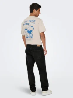 ONSEDGE Mid Rise Gerade geschnitten Jeans