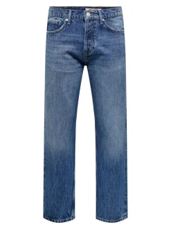 ONSEDGE Mittlere Taille Gerade geschnitten Jeans