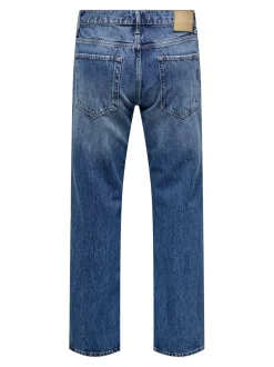 ONSEDGE Mittlere Taille Gerade geschnitten Jeans