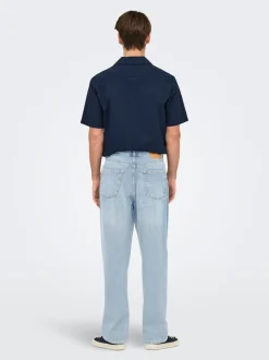 ONSFADE Hohe Taille Locker geschnitten Jeans