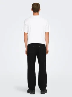 ONSFADE Locker geschnitten Hose mit weitem Beinschnitt
