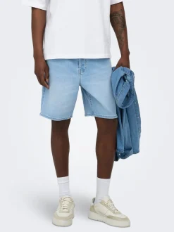 ONSFADE Mid Rise Locker geschnitten Shorts