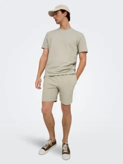 ONSKIAN Mittlere Taille Gerade geschnitten Shorts