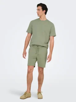 ONSKIAN Mittlere Taille Gerade geschnitten Shorts