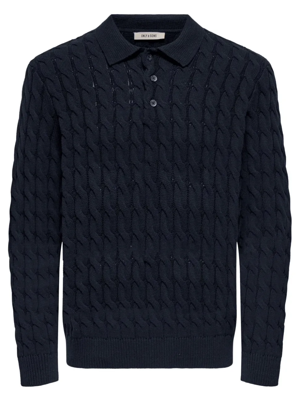 ONSKICKER Gestricktes Poloshirt