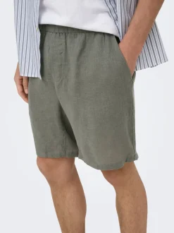 ONSLAURENCE Normal geschnitten Leinen Shorts