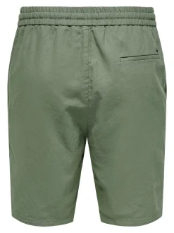 ONSLINUS Normal geschnitten Leinen Shorts