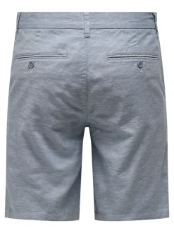 ONSMARK Normal geschnitten Leinen Shorts