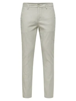 ONSMARK Verjüngt Leinen Chino Hose