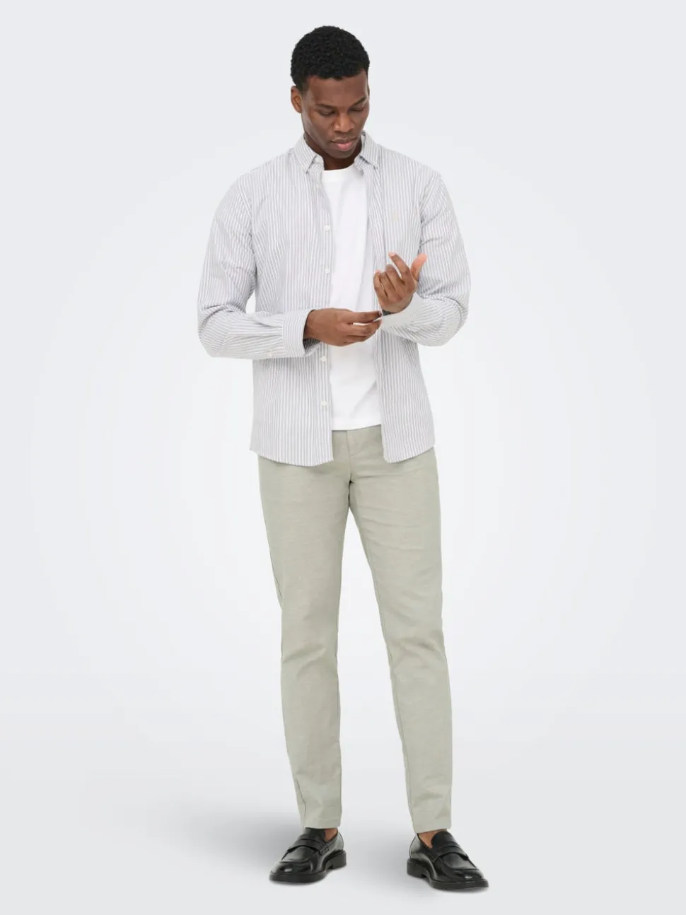 ONSMARK Verjüngt Leinen Chino Hose