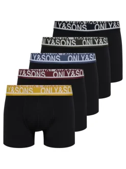ONSTREY 5er-pack Eng anliegende Boxershorts